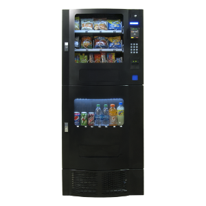 Seaga OVM 7 Beverage-16 Snack Black Combo Machine