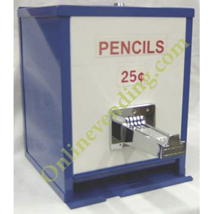 Coin Operated Manual Pencil Vending Dispenser
