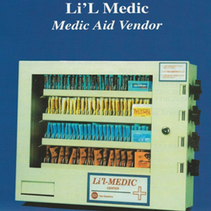 Li'L Medic 4 Column Lil Medic Aid-Condom- Medical Vending Machine