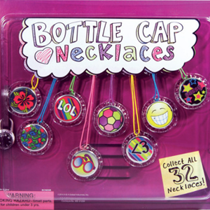 Bottle Cap Necklaces – 2.2 Inch Acorn-Shaped Capsules