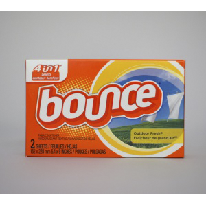 Bounce-Fabric Softener Sheets-156/Case-Coin Vending