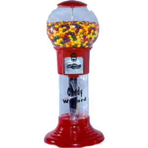 Lil 27 Inch Mini Wizard Spiral Bulk Gumball Vending Machine