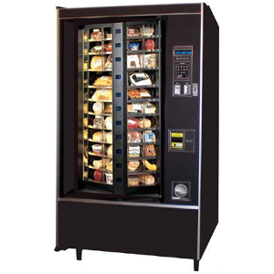 Crane National Shoppertron 431 Rotating Cold Food Vending Machine Refrigerated 