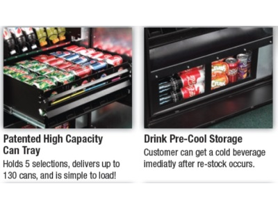  Trimline II Combo Snack & Cold Drink Vending Machine: Food  Dispensers: Home & Kitchen