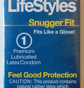 LifeStyles Snugger Fit Lubricated Single Condoms