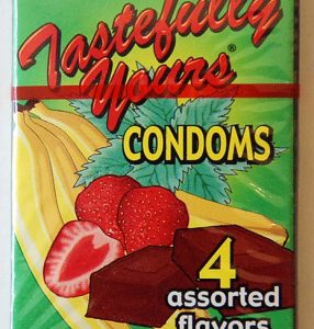 House Brand-Tastefully Yours-4 Water Based Flavored Condoms