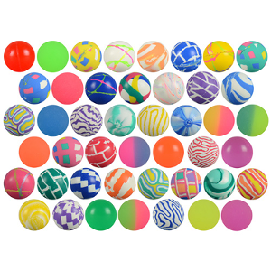 432 New Smile Face High Bounce Balls 27mm  Party Vending Happy Super Color 