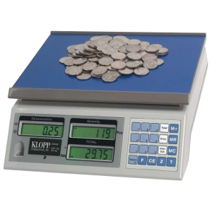 Klopp Model KCS Series Coin Scale - 60 Lb Capacity
