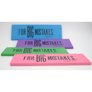Big Mistake Erasers 4 Colors 24 Count