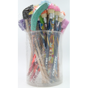 Topper Pencils-Erasers Big Variety 36 Count