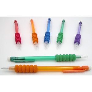 Foam Grip Mechanical Pencils Five Colors 48 Ct.