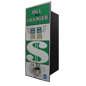 Rowe BC-1600A-HVB Rear Load Bill Changer-Dual CPI Bill Acceptors-Dual Coin Hoppers