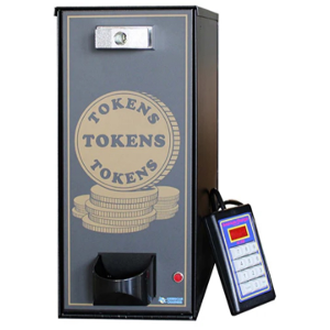 AC 250 Front Load Token Dispenser with Hand Held Number Keypad
