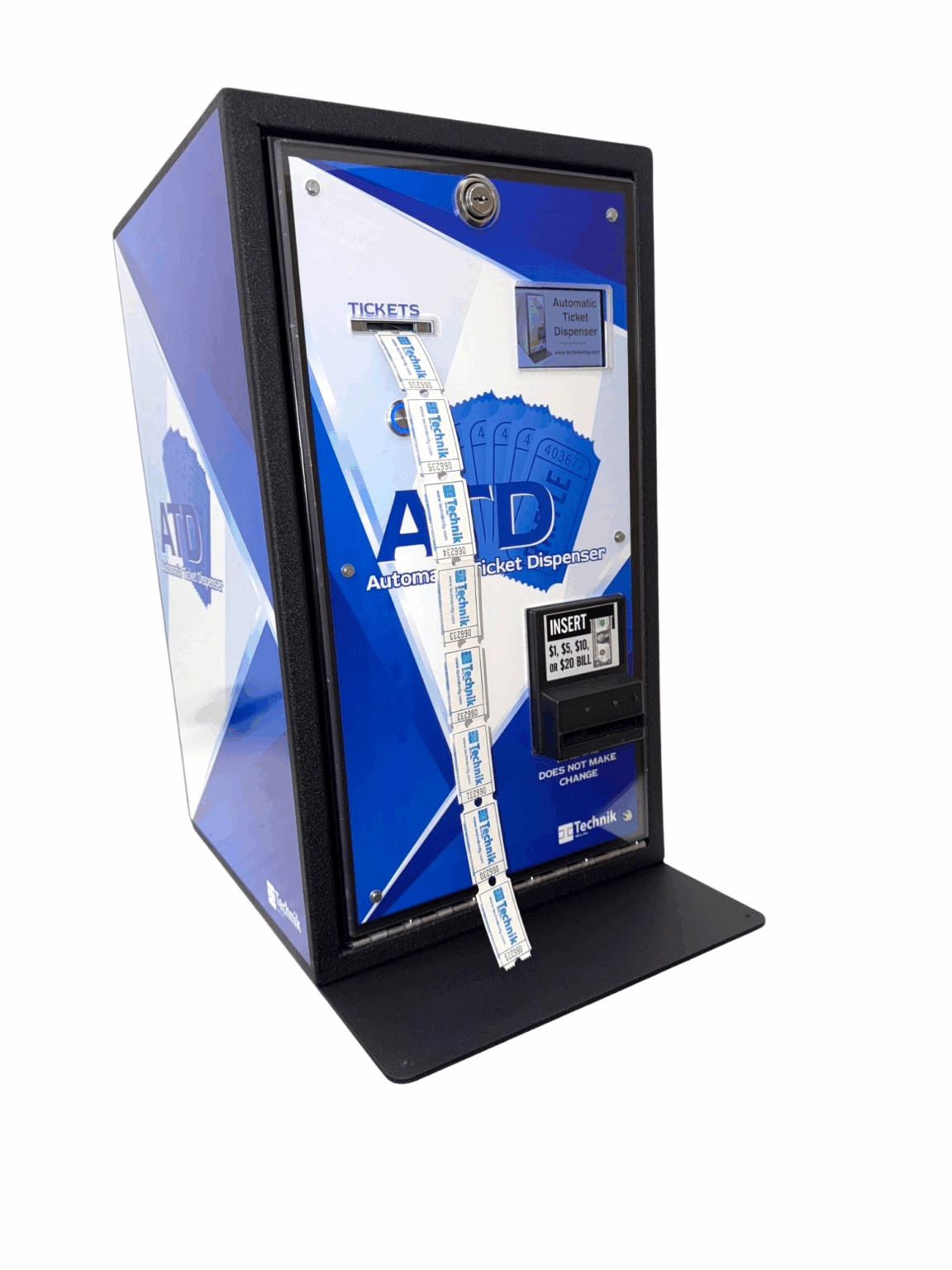 ATD-1 ATD-2 Raffle Ticket Dispensers - Single Ticket or Dual Ticket ...
